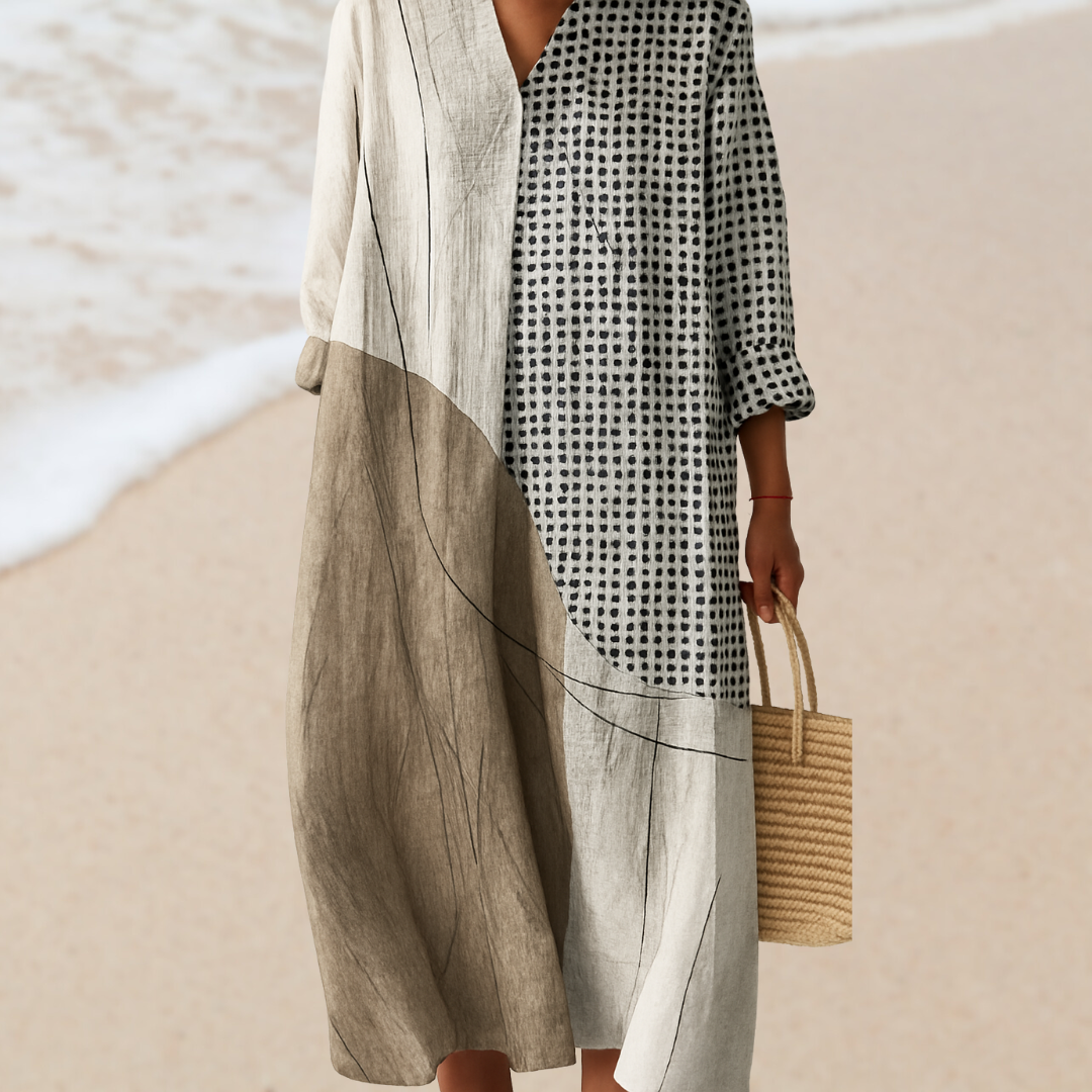 Giselle - Bomulds Kjole Inspireret af Kunstnere