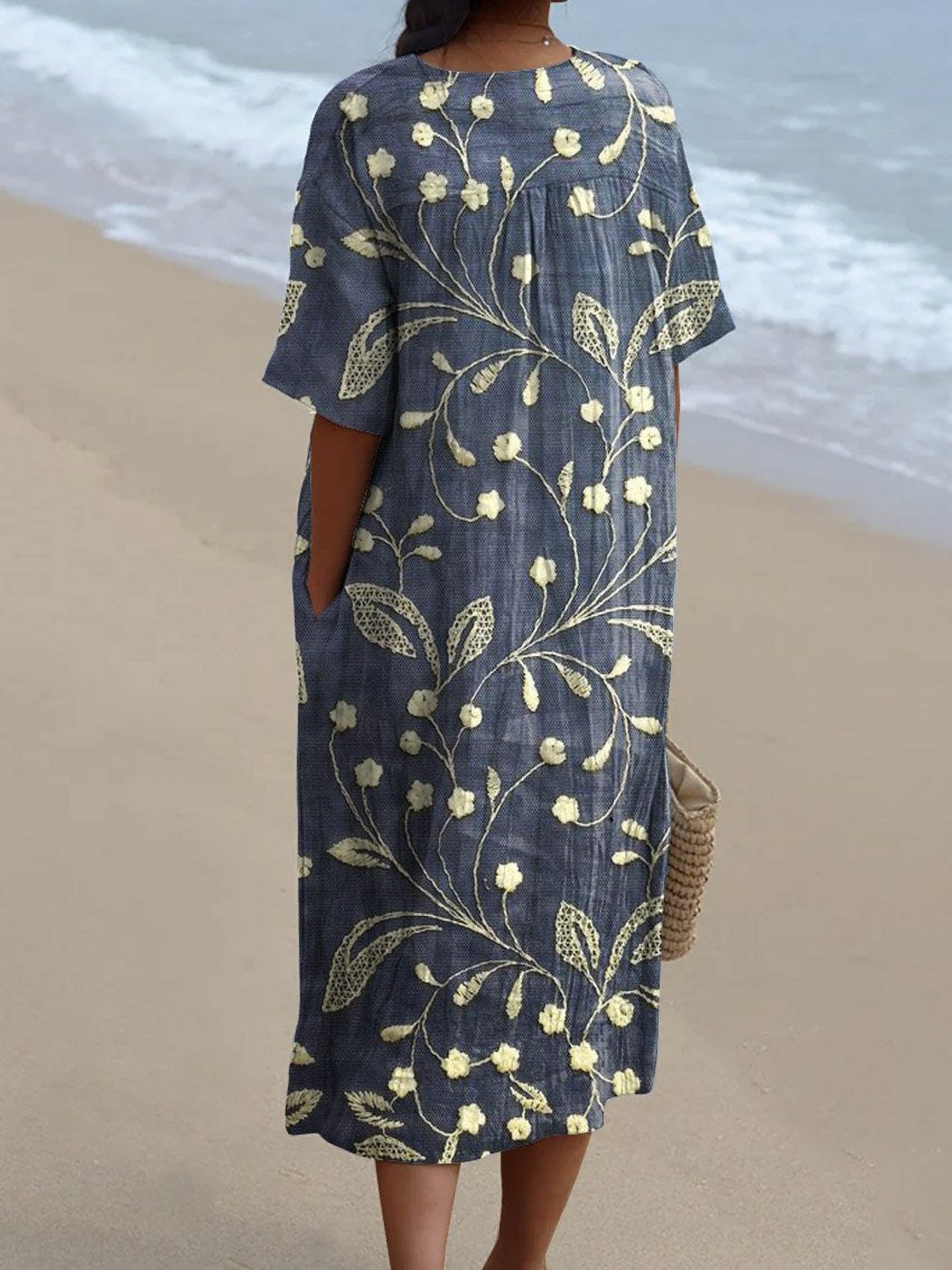 Lieke - Vintage Blomsterkjole