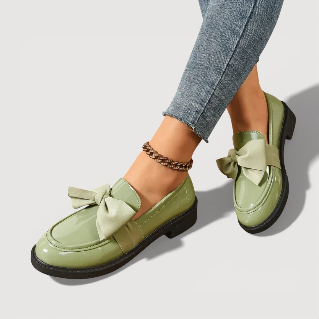 MAERYL – SLIP-ON SKOR MED BOW DETALJ