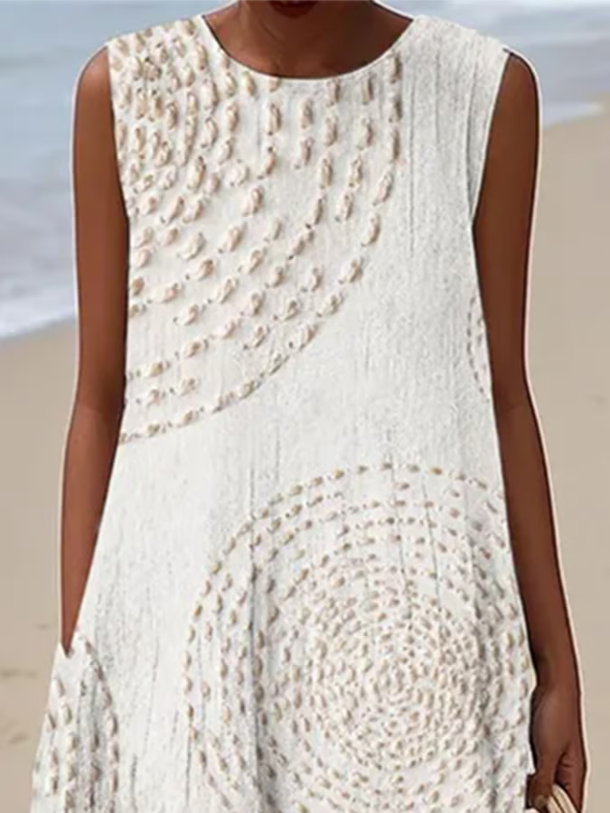 Oplena – Casual ærmeløs kjole