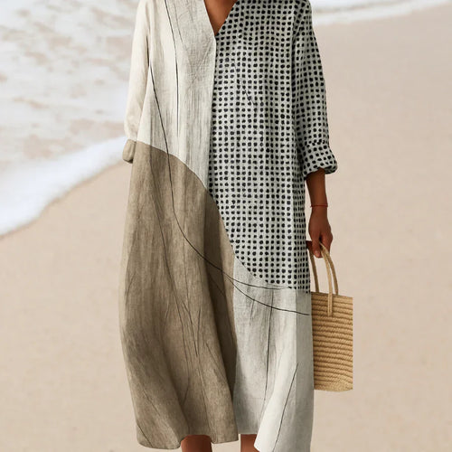 ELARA™ | KUNST-INSPIRERET EFTERÅRSKJOLE