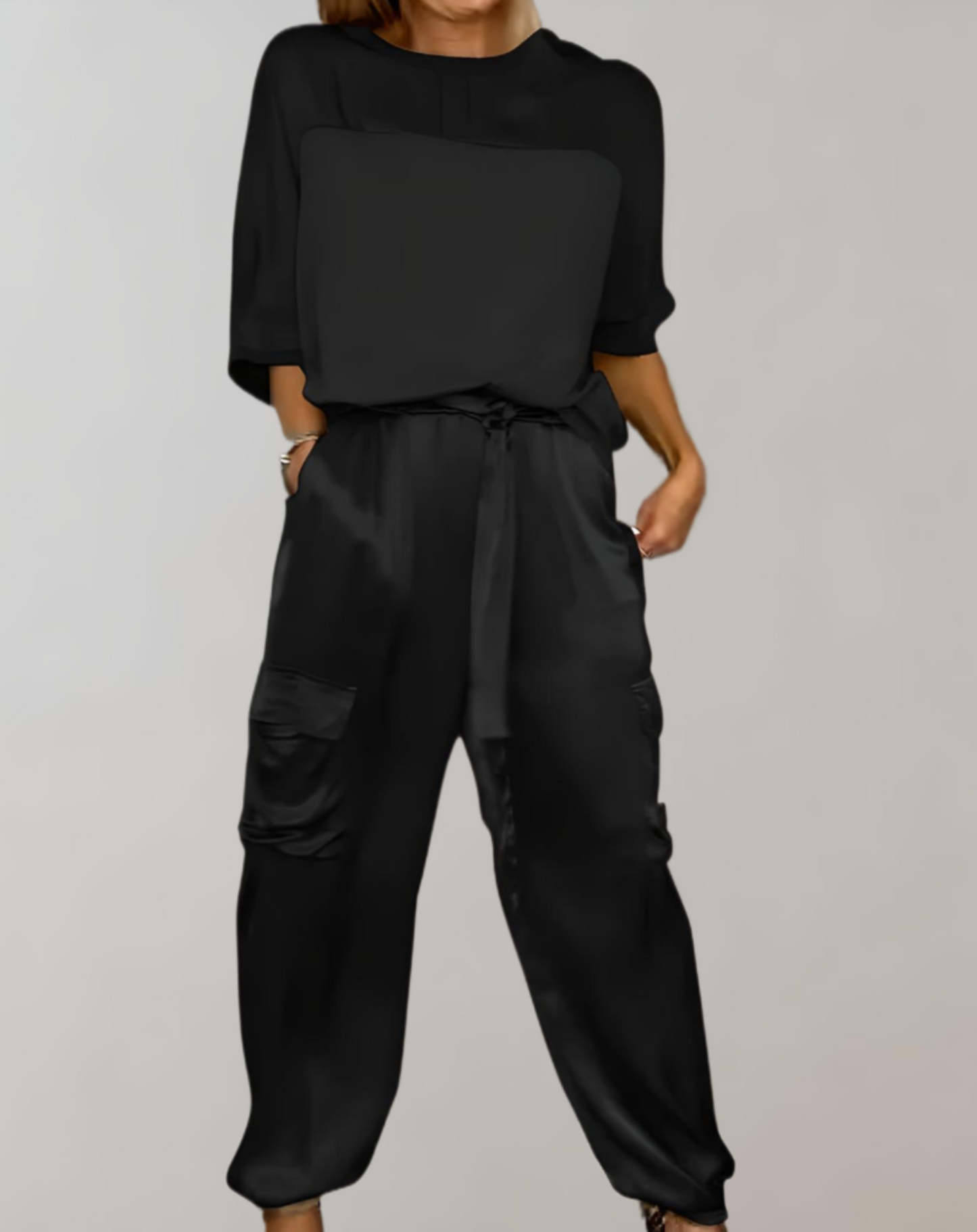 Finley - Silkeagtig Cargo Loungesæt