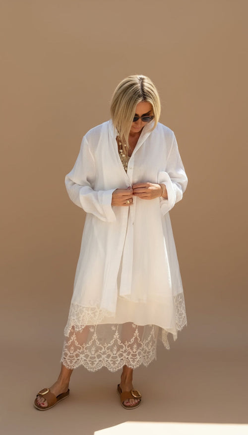 Vestido Aria + Cardigan de REGALO 🎁 | Conjunto Elegante de Encaje