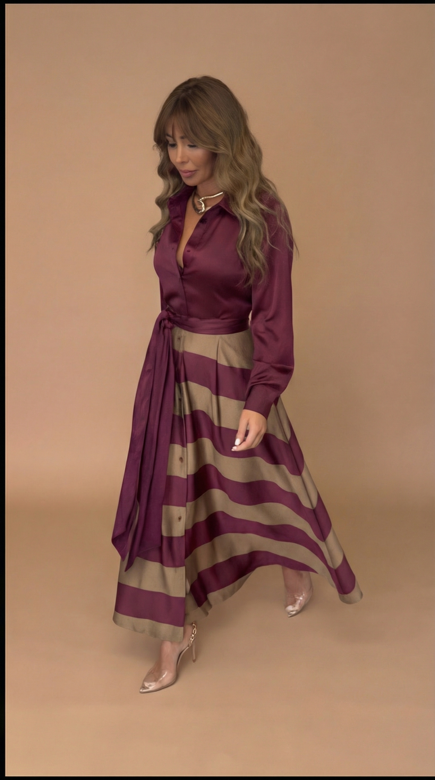 Vestido Rioja - Elegante con lazo