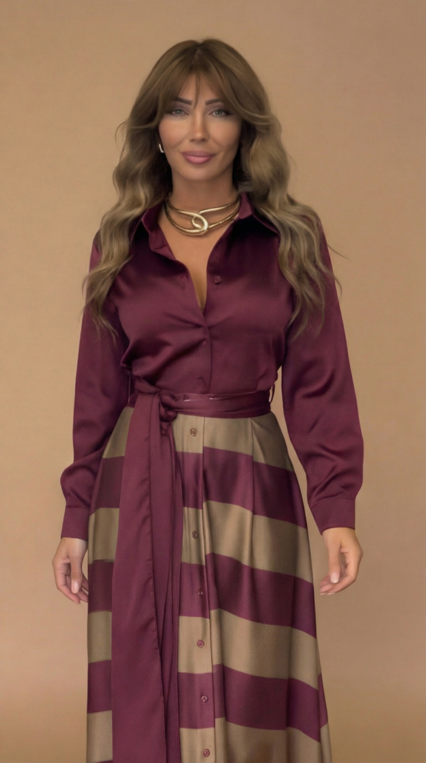 Vestido Rioja - Elegante con lazo