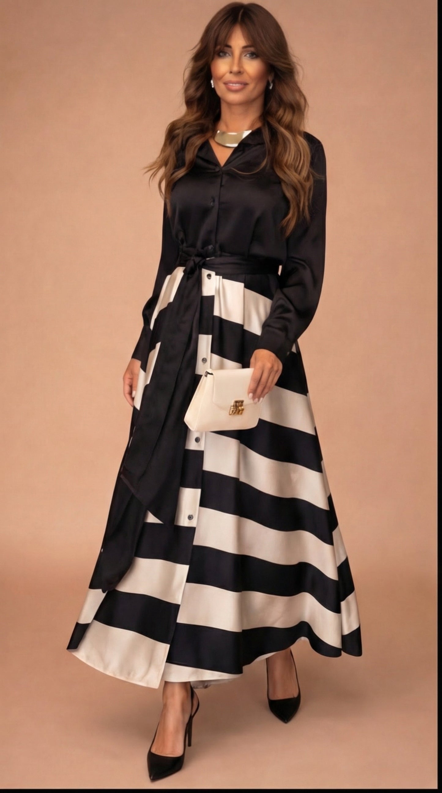 Vestido Rioja - Elegante con lazo