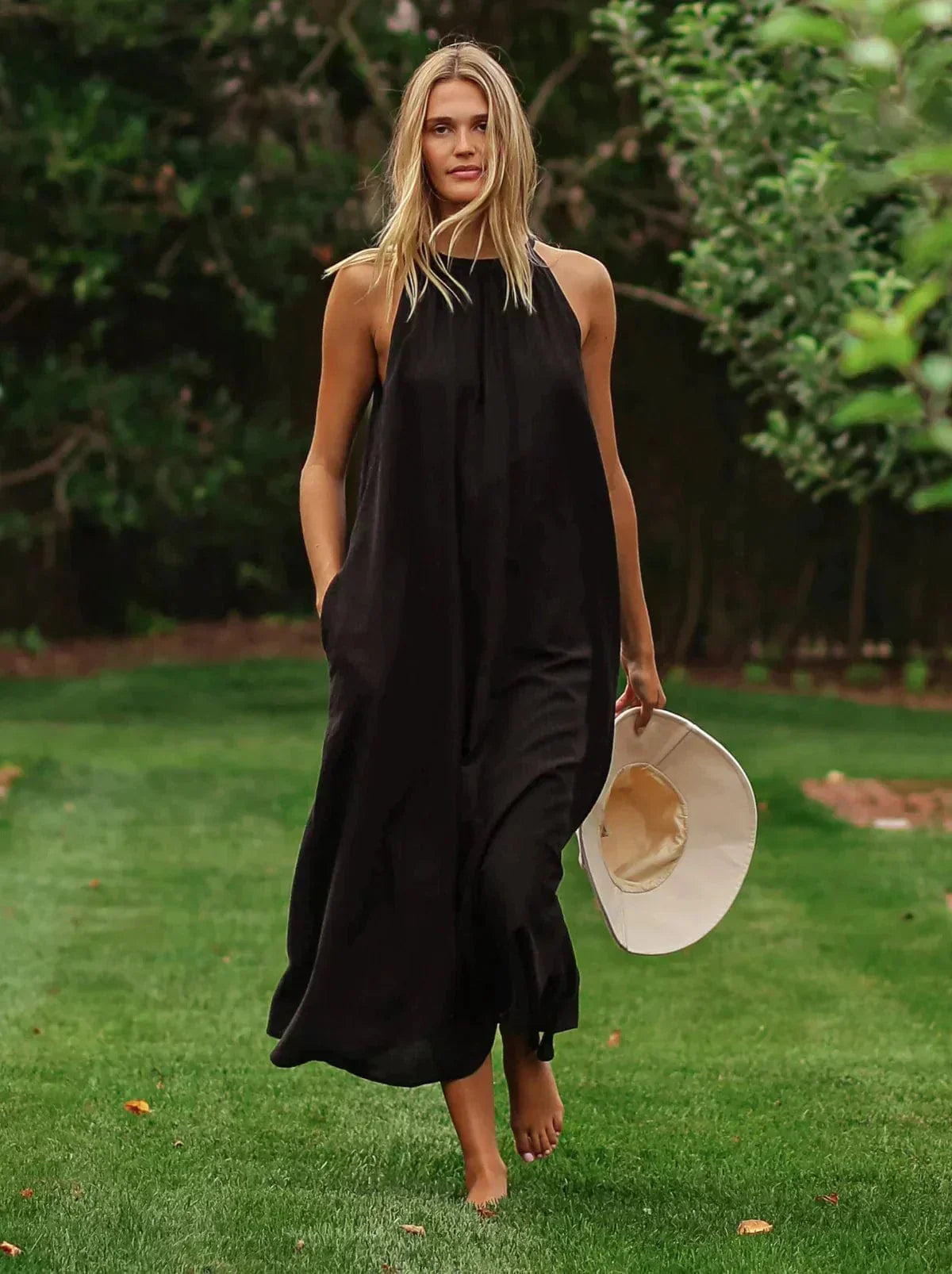 Vestido Córcega - Lino y algodón