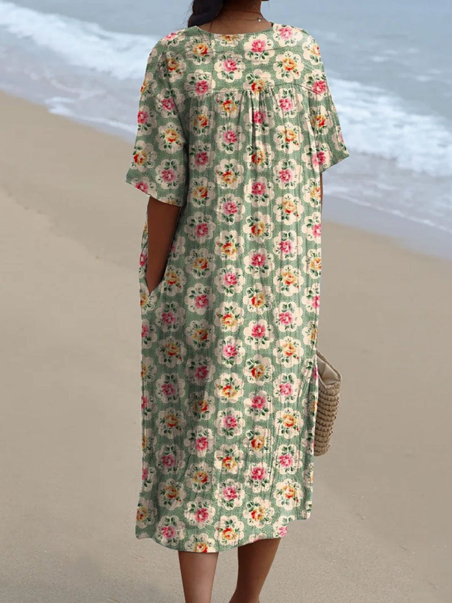 Femke - Vintage Blomsterkjole